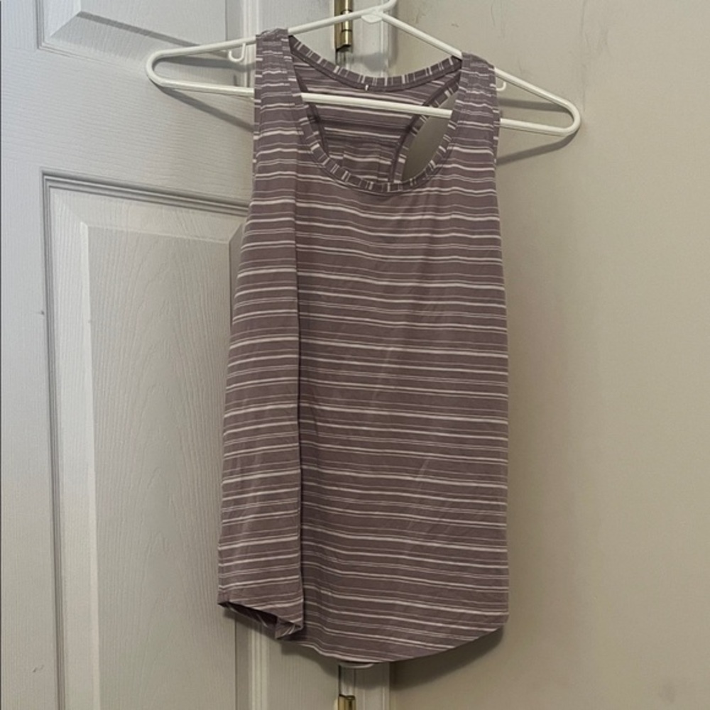 lululemon athletica Striped Tank Top - Mauve